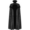 PUNK RAVE Long Manteau Cape Gothique Victorien ‘Illuminati’ Noir magasin en ligne france 46