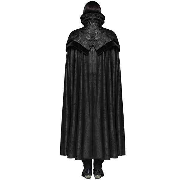 PUNK RAVE Long Manteau Cape Gothique Victorien ‘Illuminati’ Noir magasin en ligne france 4