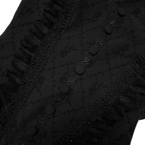 achat pas cher PUNK RAVE Longue Robe ‘Metzli’ Noire 30