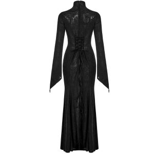 Acheter PUNK RAVE Longue Robe ‘Mina’ Noire 38