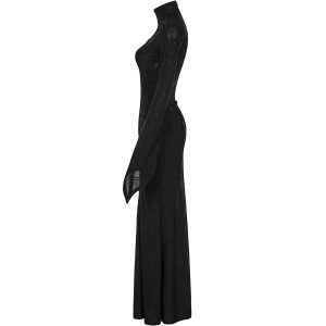 Acheter PUNK RAVE Longue Robe ‘Mina’ Noire 40