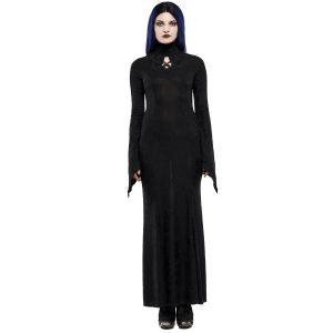 Acheter PUNK RAVE Longue Robe ‘Mina’ Noire 24