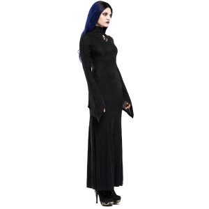 Acheter PUNK RAVE Longue Robe ‘Mina’ Noire 28