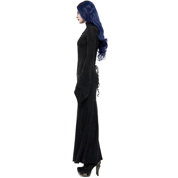 Acheter PUNK RAVE Longue Robe ‘Mina’ Noire 8