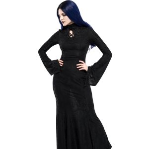 Acheter PUNK RAVE Longue Robe ‘Mina’ Noire 32