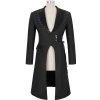 DEVIL FASHION Longue Veste ‘Cryock’ Noire site soldes 49