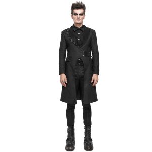 DEVIL FASHION Longue Veste ‘Cryock’ Noire site soldes 31