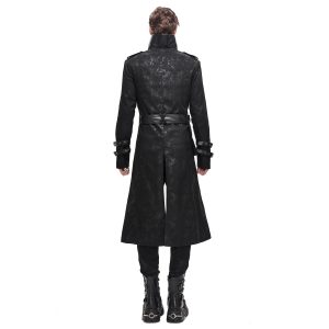 soldes luxe DEVIL FASHION Longue Veste ‘Haboolm’ Noire 26