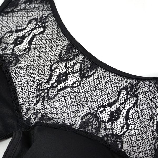 exclusivement disponibles DEVIL FASHION Maillot De Bain ‘Finely Gothic’ Noir 18