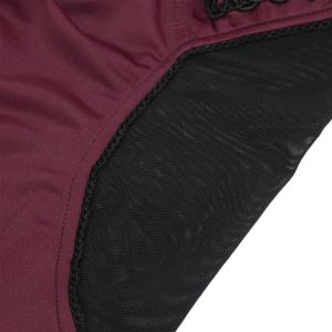 garantie de qualité DEVIL FASHION Maillot De Bain ‘Hand-Cranked’ Bordeaux Et Noir 51