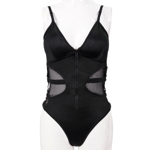 DEVIL FASHION Maillot De Bain ‘Murmur’ Noir meilleur cadeau 36