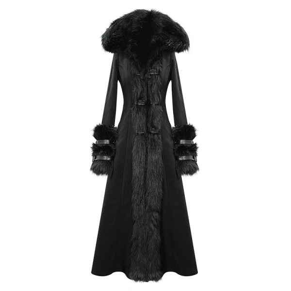 DEVIL FASHION Manteau à Capuche ‘Black Frozen’ Noir soldes officiel 1