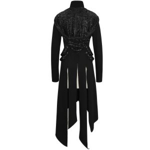 DEVIL FASHION Manteau ‘Badriyah’ Noir Nouvelle tendance 52