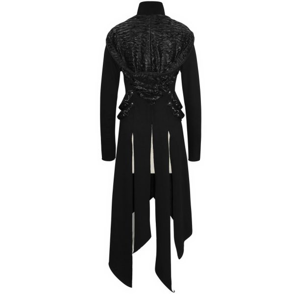 DEVIL FASHION Manteau ‘Badriyah’ Noir Nouvelle tendance 17