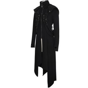 DEVIL FASHION Manteau ‘Badriyah’ Noir Nouvelle tendance 54