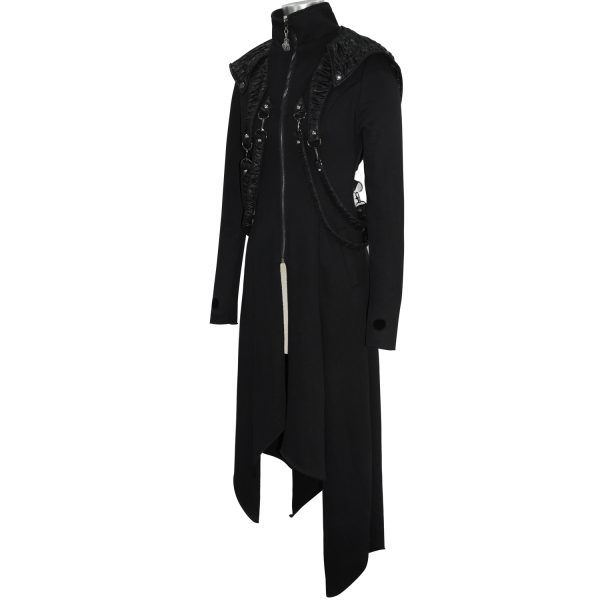 DEVIL FASHION Manteau ‘Badriyah’ Noir Nouvelle tendance 18