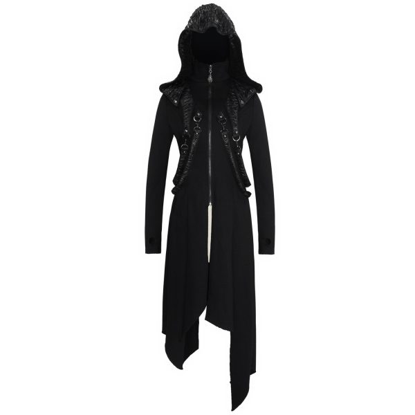 DEVIL FASHION Manteau ‘Badriyah’ Noir Nouvelle tendance 20