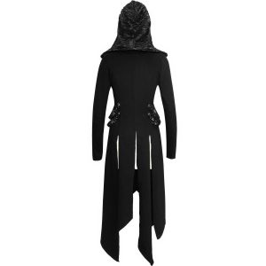 DEVIL FASHION Manteau ‘Badriyah’ Noir Nouvelle tendance 60