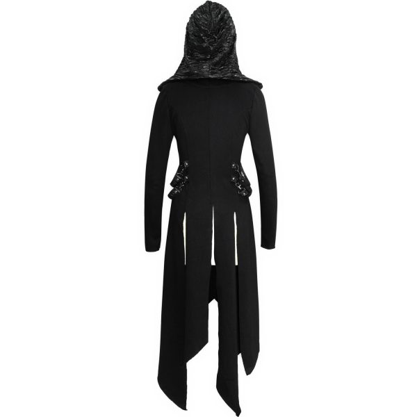 DEVIL FASHION Manteau ‘Badriyah’ Noir Nouvelle tendance 21