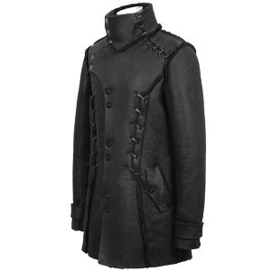 DEVIL FASHION Manteau ‘Dark Waste’ Noir meilleure qualité 37