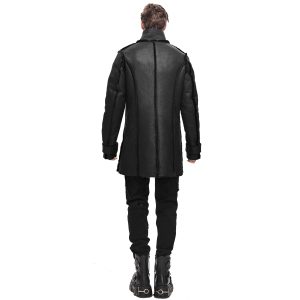 DEVIL FASHION Manteau ‘Dark Waste’ Noir meilleure qualité 29