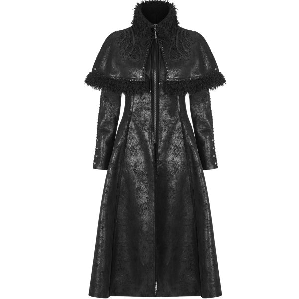 PUNK RAVE Manteau ‘Doriana’ Noir à prix d'occasion 1