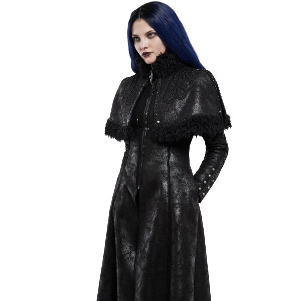 PUNK RAVE Manteau ‘Doriana’ Noir à prix d'occasion 9