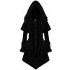 PUNK RAVE Manteau Gothic Lolita ‘Witchnight’ Noir à Capuche luxe soldes 58