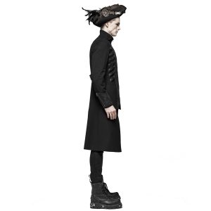 PUNK RAVE Manteau Gothique ‘Nautilus’ Noir De super promotions disponibles 22