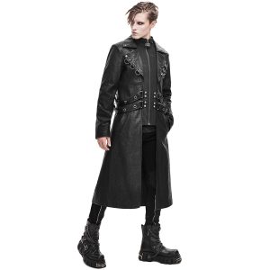 marques de renommée DEVIL FASHION Manteau ‘Melmoth’ Noir 22