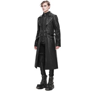 marques de renommée DEVIL FASHION Manteau ‘Melmoth’ Noir 24