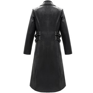 marques de renommée DEVIL FASHION Manteau ‘Melmoth’ Noir 30