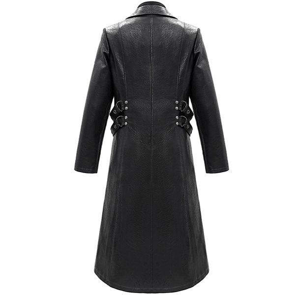 marques de renommée DEVIL FASHION Manteau ‘Melmoth’ Noir 9