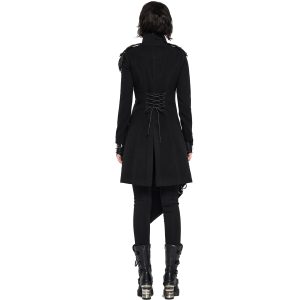 PUNK RAVE Manteau ‘Murderdoll’ Noir fashioniable 20