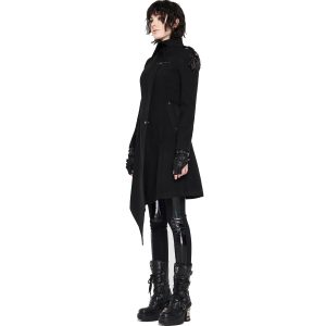 PUNK RAVE Manteau ‘Murderdoll’ Noir fashioniable 22