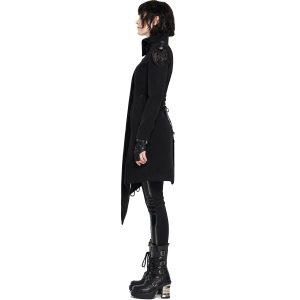 PUNK RAVE Manteau ‘Murderdoll’ Noir fashioniable 26