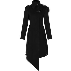 PUNK RAVE Manteau ‘Murderdoll’ Noir fashioniable 30