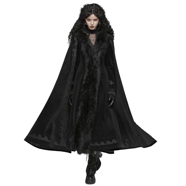 Acheter PUNK RAVE Manteau ‘Royal Darkness’ Noir 7