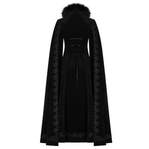 Acheter PUNK RAVE Manteau ‘Royal Darkness’ Noir 32