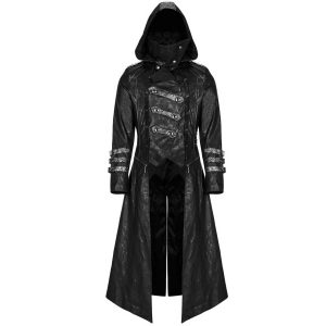 grande popularité PUNK RAVE Manteau-Veste à Capuche ‘Scorpio’ Pour Femmes Noir 36