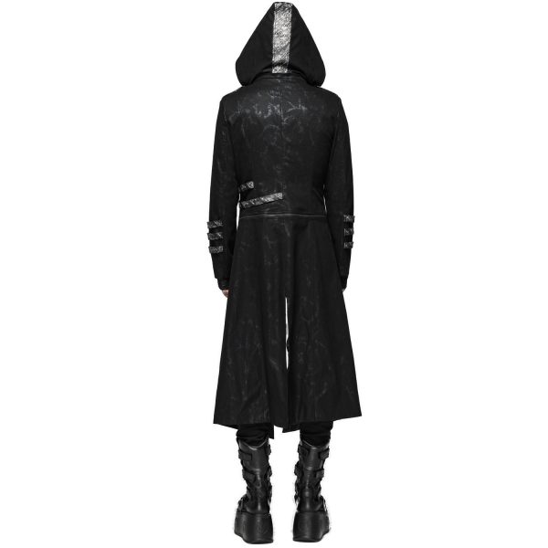 en ligne vente PUNK RAVE Manteau-Veste Pour Hommes à Capuche ‘Scorpio’ Noir 5