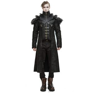 en promotion DEVIL FASHION Manteau ‘Viserion’ Noir 22