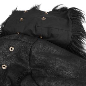 en promotion DEVIL FASHION Manteau ‘Viserion’ Noir 44