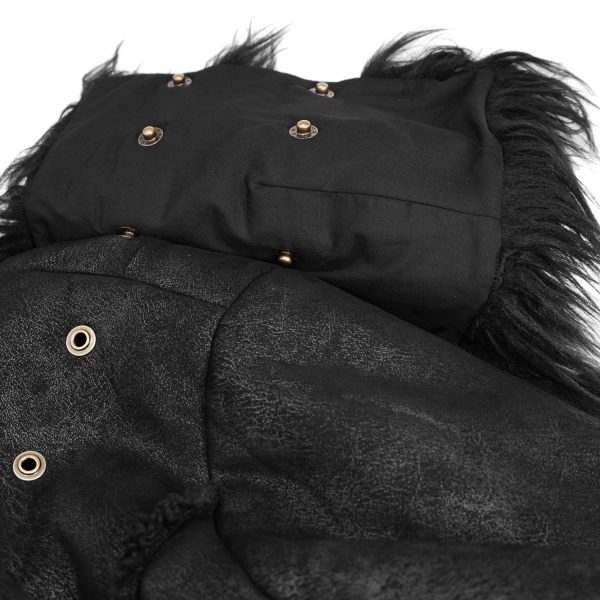 en promotion DEVIL FASHION Manteau ‘Viserion’ Noir 14