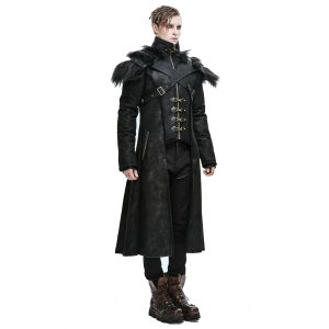 en promotion DEVIL FASHION Manteau ‘Viserion’ Noir 26