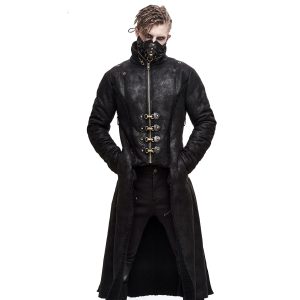 en promotion DEVIL FASHION Manteau ‘Viserion’ Noir 30