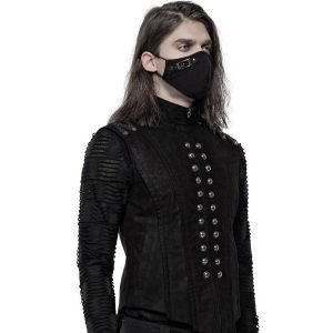 Nouvelle tendance PUNK RAVE Masque ‘Daily Punk’ Noir 22