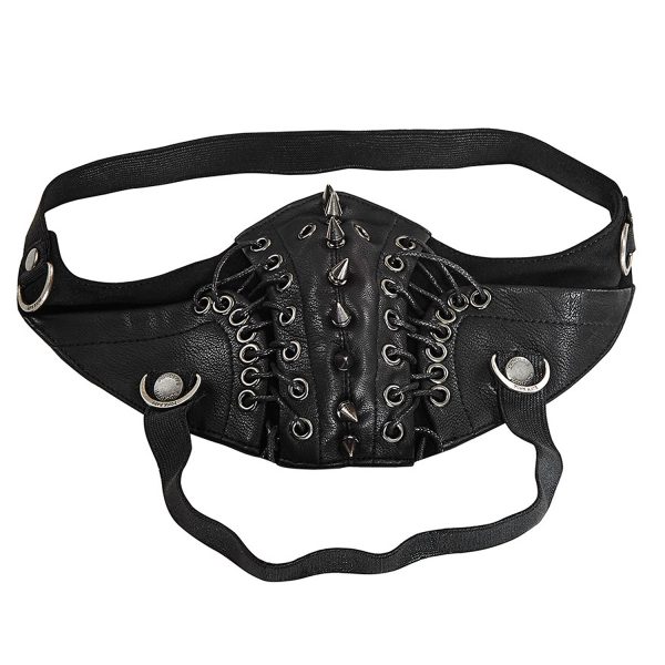 mode pas chere PUNK RAVE Masque ‘Dragon’ Noir 3