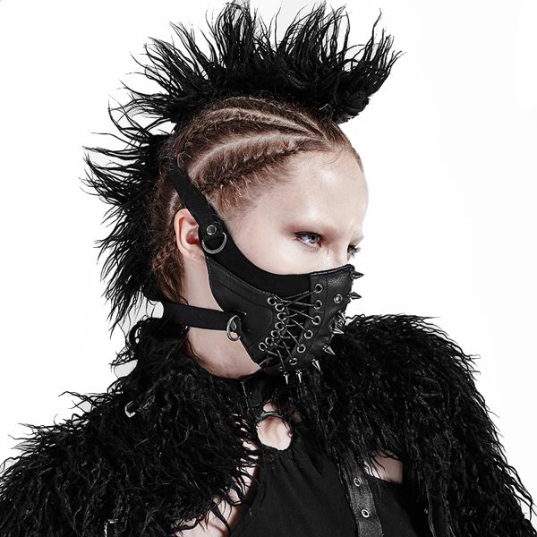 soldes pas cher PUNK RAVE Masque ‘Dragon’ Noir 6