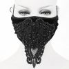 marques pas cher DEVIL FASHION Masque ‘Gothic Butterfly’ Noir 37